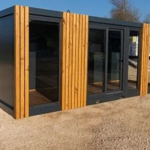 Container-Büro Office Junior – Modulares Designbüro mit viel Tageslicht