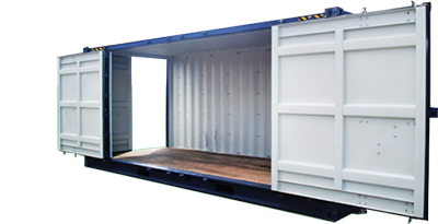 Container 20 Fuß Seitenöffnung – Bild 2