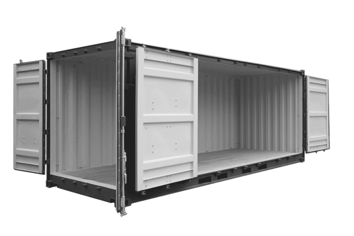 Container 20 Fuß Seitenöffnung – Bild 3
