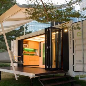 Umgebautes Containerhaus – 20 Fuß