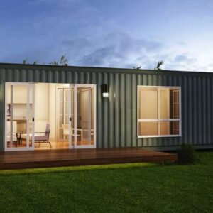 Umgebautes Containerhaus – 40 Fuß