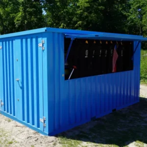 Demontierbarer Barcontainer XL 3x2m Blau