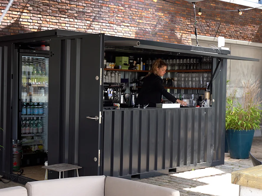 Demontierbarer Barcontainer XL 4×3m