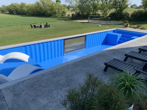 Container Swimmingpool 20 Fuß – Bild 4