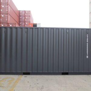 20-Fuß-Seecontainer Grau – Lager und Transport