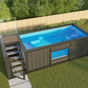 Pool-Container 3 m – Kompaktes Schwimmbad im Seecontainer
