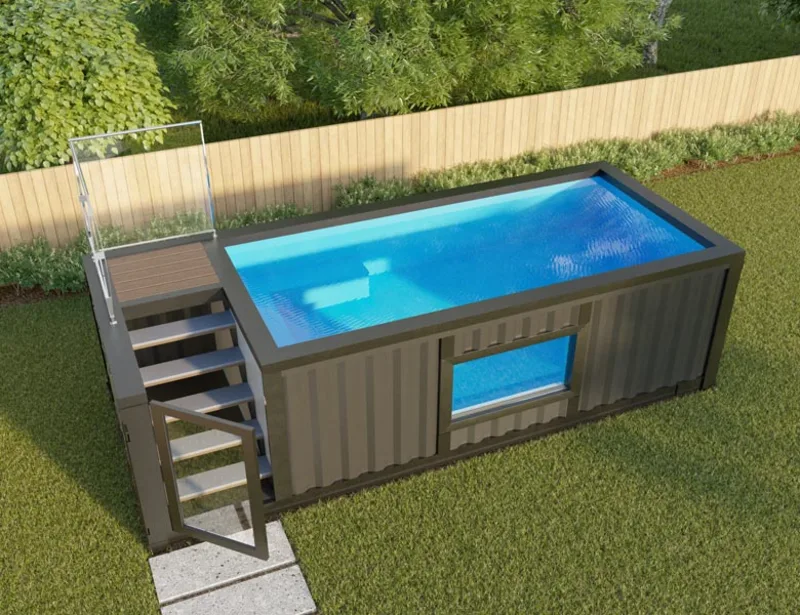 Pool-Container 3 m – Kompaktes Schwimmbad im Seecontainer