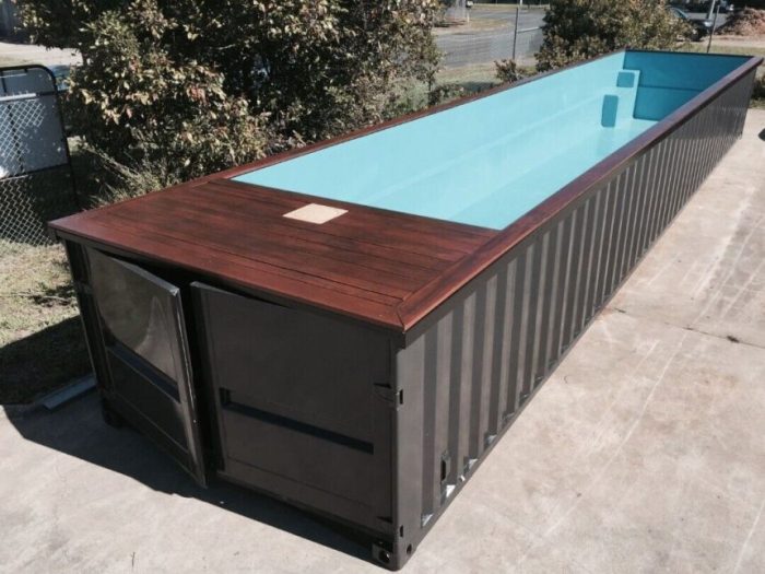 40-Fuß-Container-Swimmingpool – Bild 2
